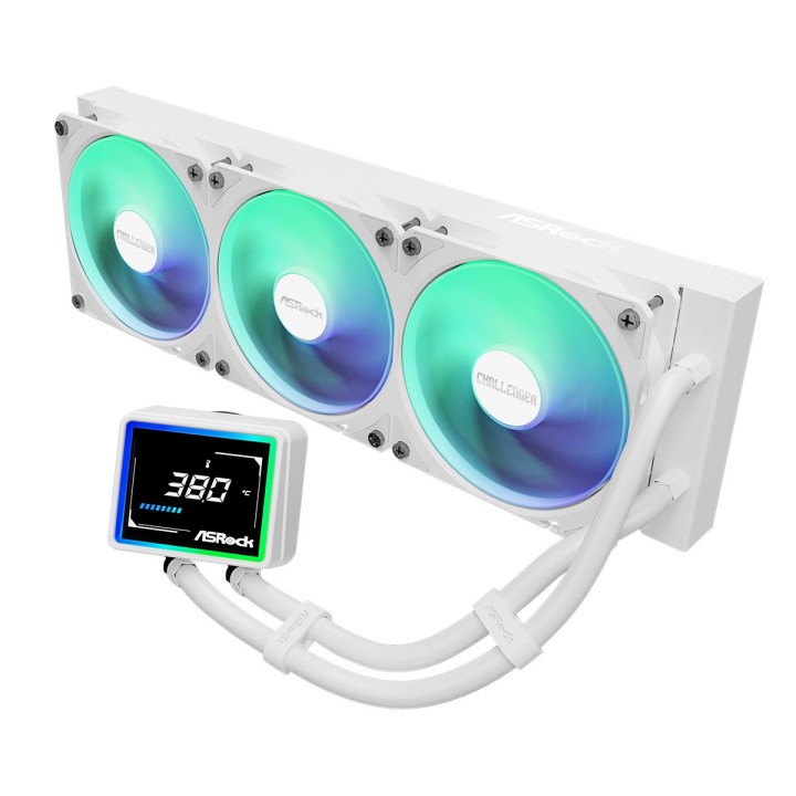Asrock Challenger bianco 360 raffreddamento all-in-one a liquido processore 12 cm