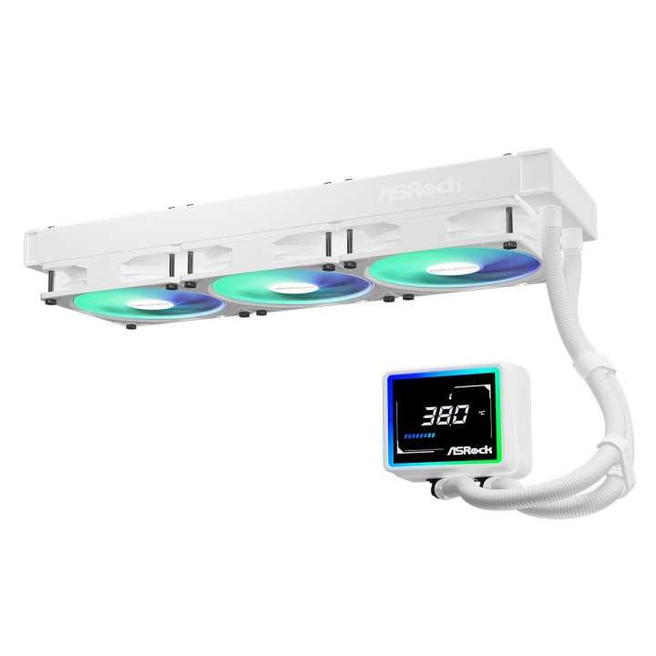 Asrock Challenger bianco 360 raffreddamento all-in-one a liquido processore 12 cm
