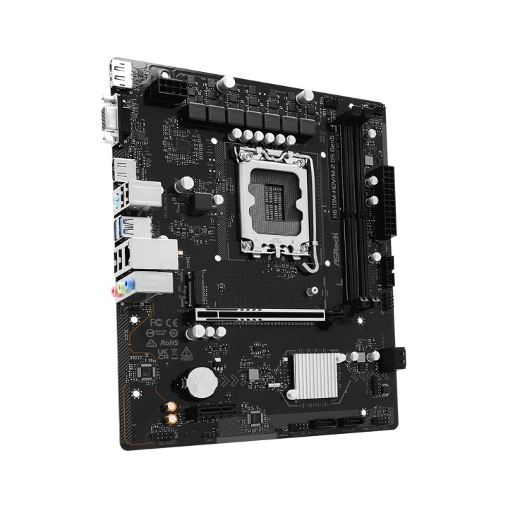Asrock H610M-HDV/M.2 D5 Gen5 Intel H610 LGA 1700 micro ATX