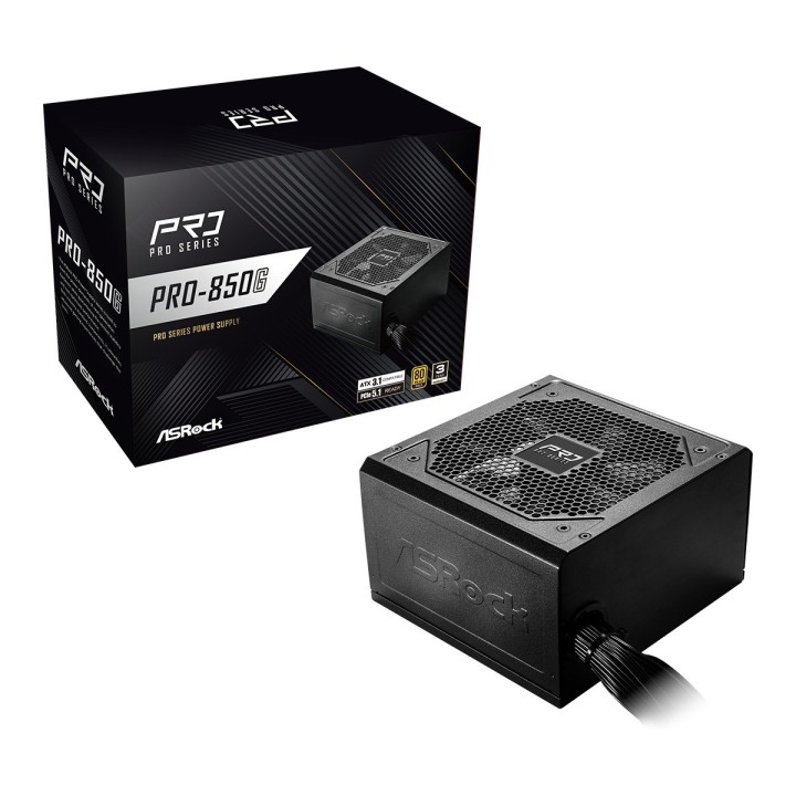 Asrock PRO-850G alimentatore 850 W 24-pin ATX ATX nero
