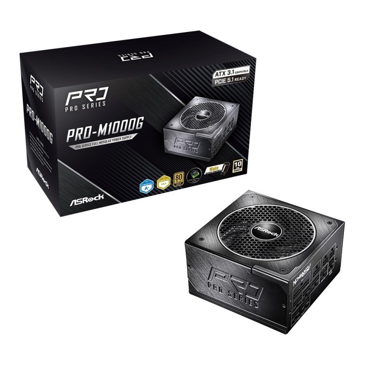 Asrock PRO-M1000G 1000W 80 PLUS alimentatore Gold