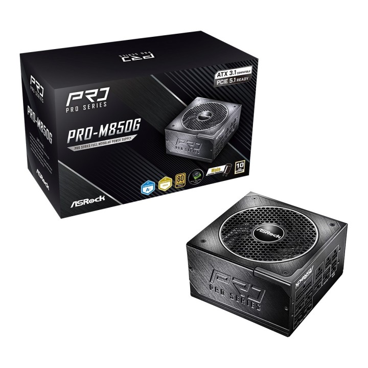 Asrock PRO-M850G 850W 80 PLUS alimentatore Gold
