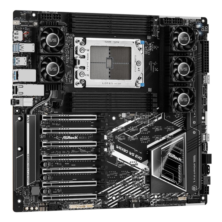 Asrock WRX90 WS EVO Scheda madre AMD WRX90 Socket sTR5 EEB