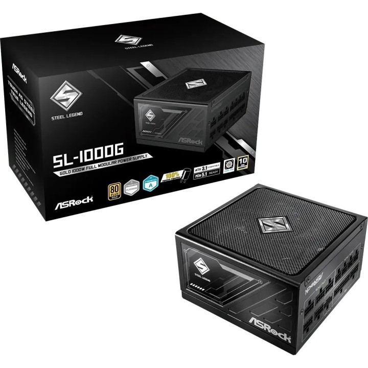 Alimentatore ASRock STEEL LEGEND 1000W 80 Plus Gold (90-UXS100-GFEAAA)