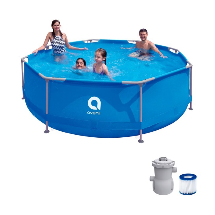 AVENLI Piscina Frame Rotonda 305x76 Set
