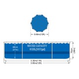 AVENLI Piscina Frame Rotonda 366x76 Set