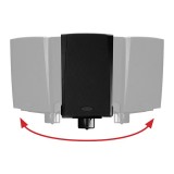 B-Tech VENTRY - supporti a pinza per altoparlanti a parete con inclinazione e rotazione (coppia)