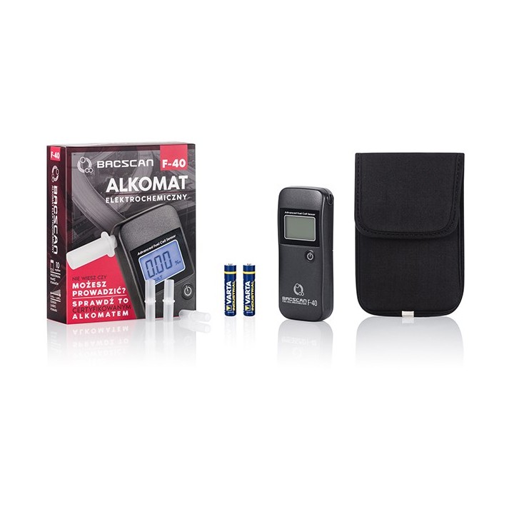 BACscan F-40 etilometro 0 - 4% grigio