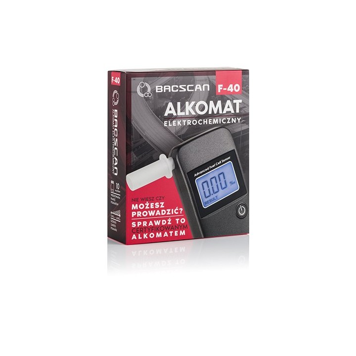 BACscan F-40 etilometro 0 - 4% grigio