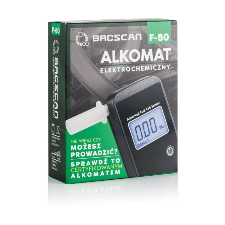 BACscan F-50 etilometro 0 - 4% nero
