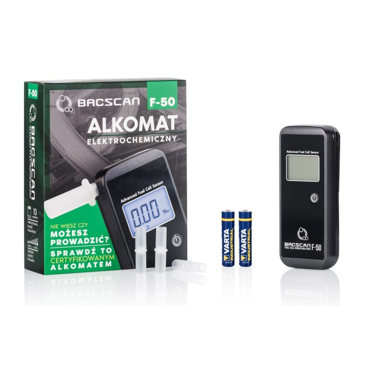 BACscan F-50 etilometro 0 - 4% nero