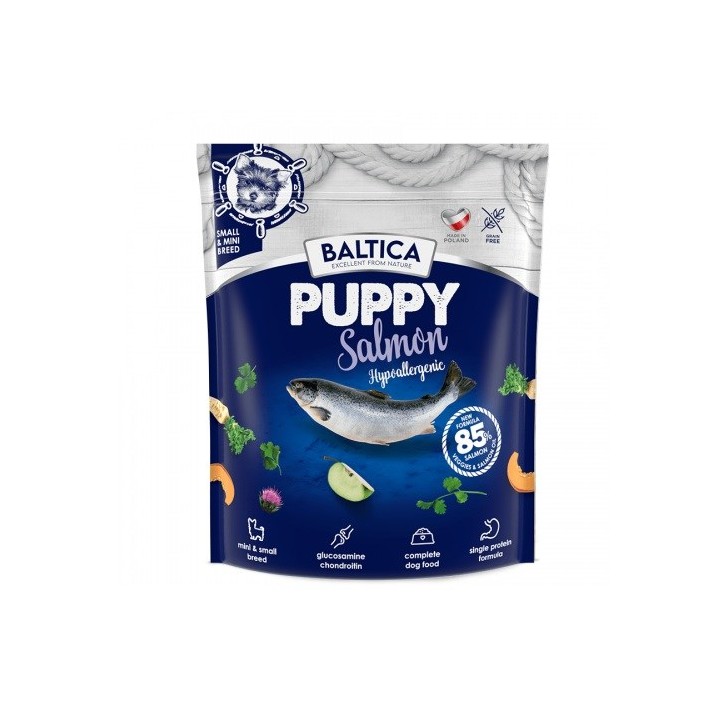 BALTICA Excellent Puppy Salmone Ipoallergenico Piccole razze - cibo secco per cani - 1kg