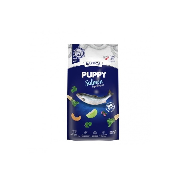 BALTICA Excellent Puppy salmone Medium and large breeds - cibo secco per cani - 3kg