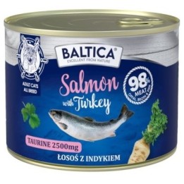 BALTICA Excellent salmone con tacchino - cibo umido per gatti - 185g