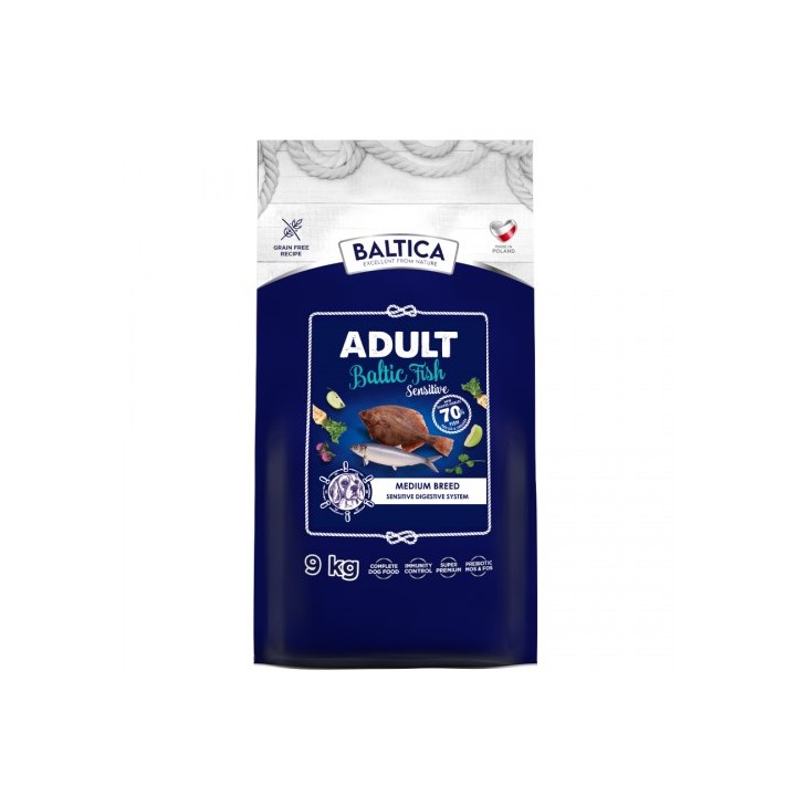 BALTICA Excellent Sensitive pesce baltico Medium breeds - cibo secco per cani - 9kg