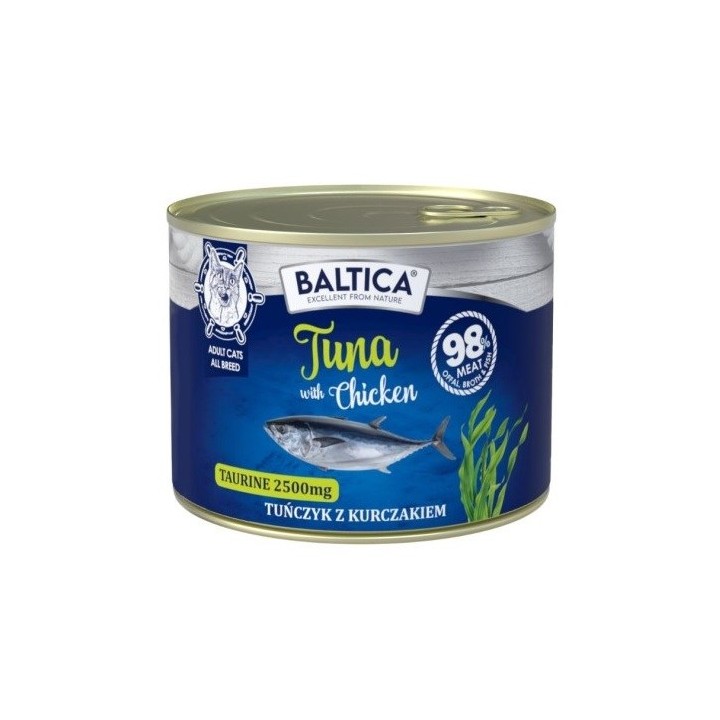 BALTICA Excellent Tonno con pollo - cibo umido per gatti - 185g