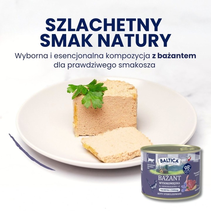 BALTICA Flavors of the Regions Fagiano Mono - cibo umido per gatti - 400g