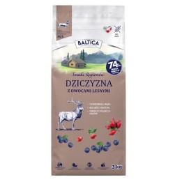 BALTICA Flavours of regions Cervo con frutti di bosco Razze Small - cibo secco per cani - 3kg