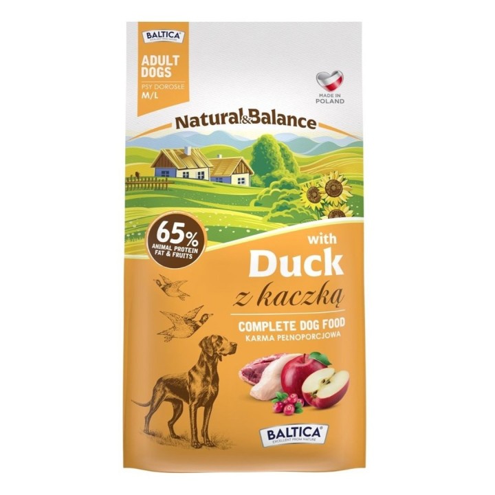 BALTICA Natural & Balance Anatra M/L – cibo secco per cani – 3kg