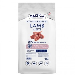 BALTICA Nutraceutic Hypoallergenic L/XL Agnello con riso - cibo secco per cani - 12kg