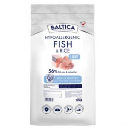 BALTICA Nutraceutic Hypoallergenic Light L/XL pesce con riso - cibo secco per cani - 12kg