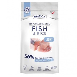 BALTICA Nutraceutic Hypoallergenic Light M Pesce con riso - cibo secco per cani - 3kg