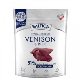 BALTICA Nutraceutic Hypoallergenic Medium breeds Cervo con riso - cibo secco per cani - 1kg