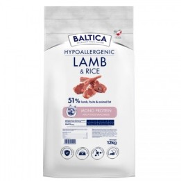 BALTICA Nutraceutic Hypoallergenic S Agnello con riso - cibo secco per cani - 12kg