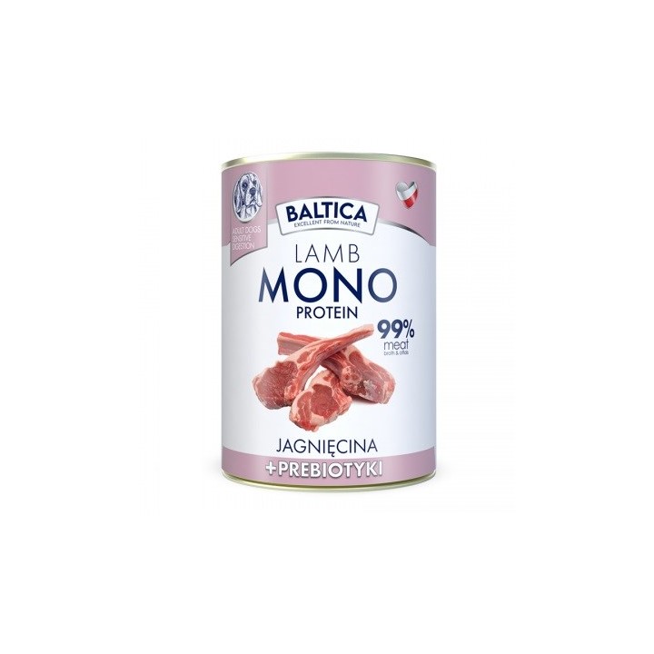 BALTICA Nutraceutic Monoprotein Agnello con prebiotici - cibo umido per cani - 400g