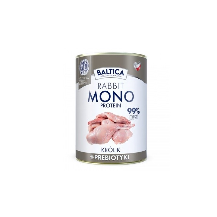 BALTICA Nutraceutic Monoprotein Coniglio con prebiotici - cibo umido per cani - 400g
