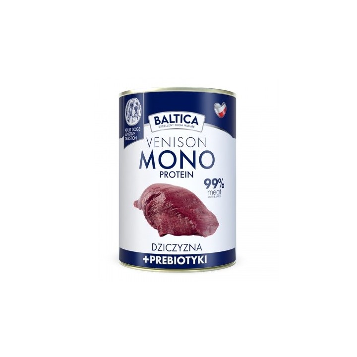 BALTICA Nutraceutic Monoprotein Cervo con prebiotici - cibo umido per cani - 400g