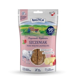 BALTICA Przysmaki Regionów Puppy Mono Strisce di Carne Agnello - snack per cani – 90 g