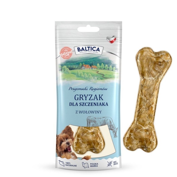 BALTICA Stuzzichini regionali Osso da masticare Cucciolo Manzo - snack per cani - 1