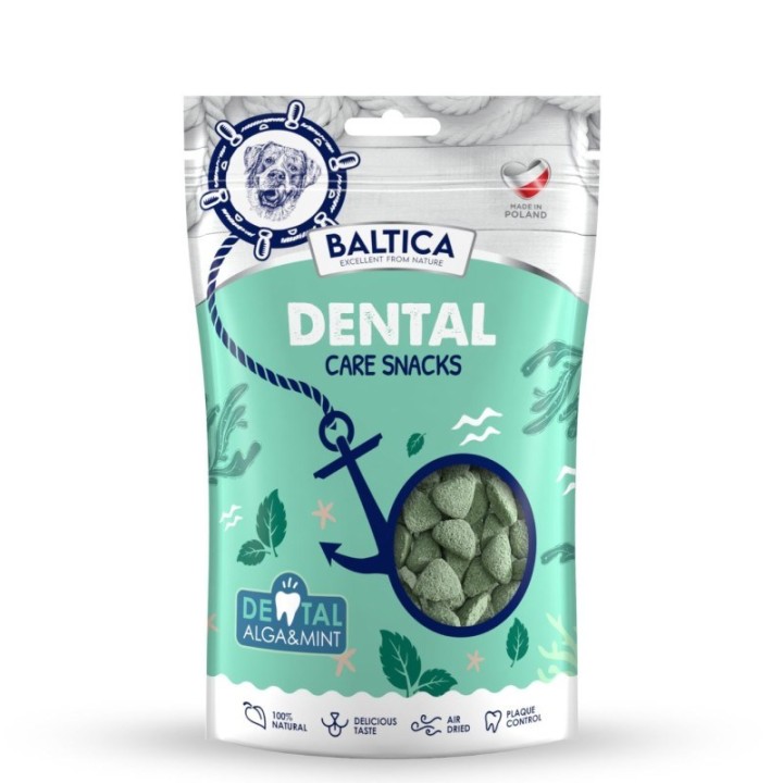 BALTICA Przysmaki regionów Dental con alghe e menta - snack per cani - 100g