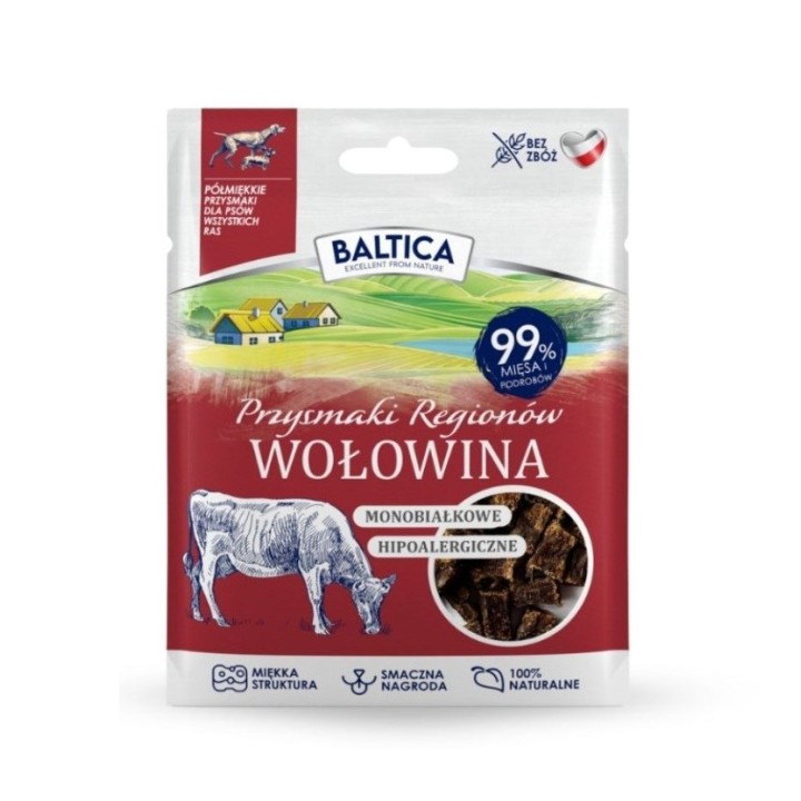 BALTICA Przysmaki regionów Monoprotein Manzo - snack per cani - 30g