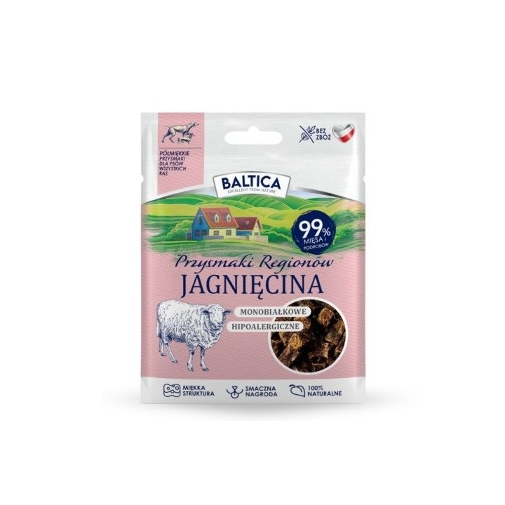 BALTICA Przysmaki regionów Monoprotein Agnello - snack per cani - 30g