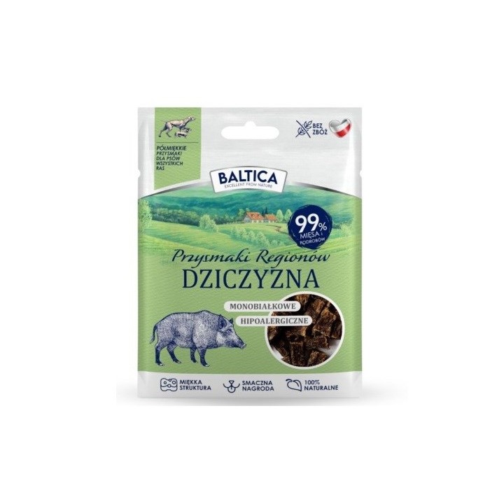 BALTICA Przysmaki regionów Monoprotein Carne di cervo - snack per cani - 30g