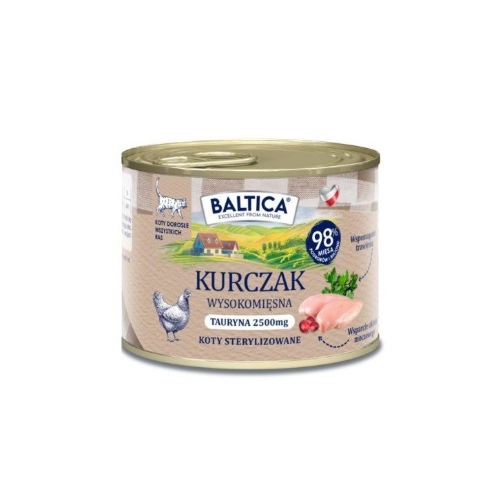 BALTICA Smaki regionów pollo - cibo umido per gatti - 185g