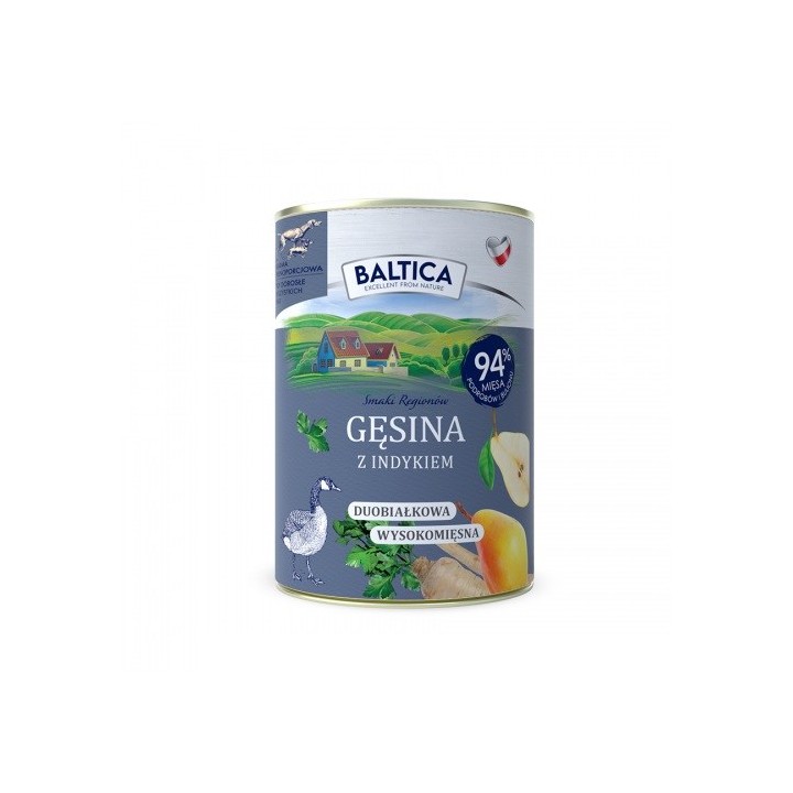 BALTICA Smaki regionów oca con tacchino - cibo umido per cani - 400g
