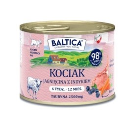 BALTICA Smaki regionów Kitten Agnello con tacchino - cibo umido per gatti - 185g