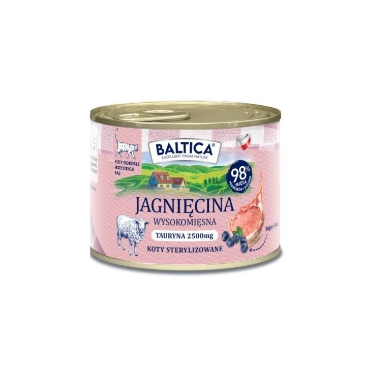 BALTICA Smaki regionów agnello - cibo umido per gatti - 185g