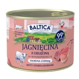 BALTICA Smaki regionów Agnello con vitello - cibo umido per gatti - 185g