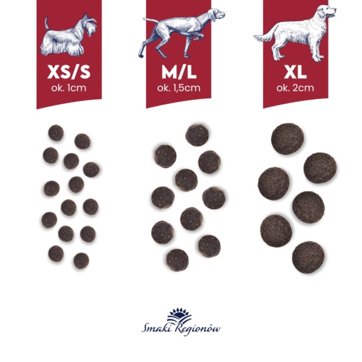 BALTICA Smaki regionów Razze Medium e large Manzo con verdure - cibo secco per cani - 12kg