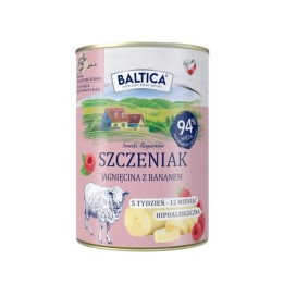 BALTICA Smaki regionów Puppy Agnello con banana - cibo umido per cani - 400g
