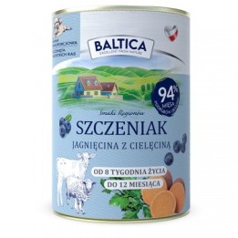 BALTICA Smaki regionów Puppy agnello con vitello - cibo umido per cani - 400g