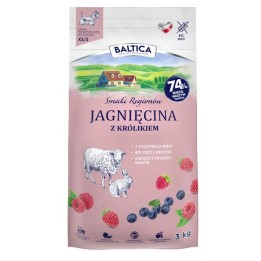 BALTICA Smaki regionów Razze Small Agnello con coniglio - cibo secco per cani - 3kg