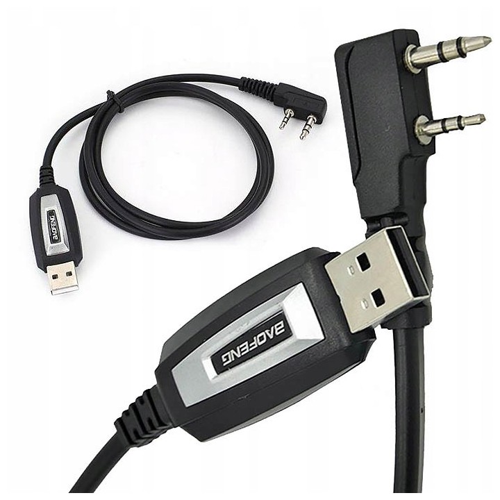 Cavo Baofeng USB per programmazione ricetrasmettitori UV-5R 82 888S UV-S9 PLUS UV-13 16 17 21 con connettore K-type