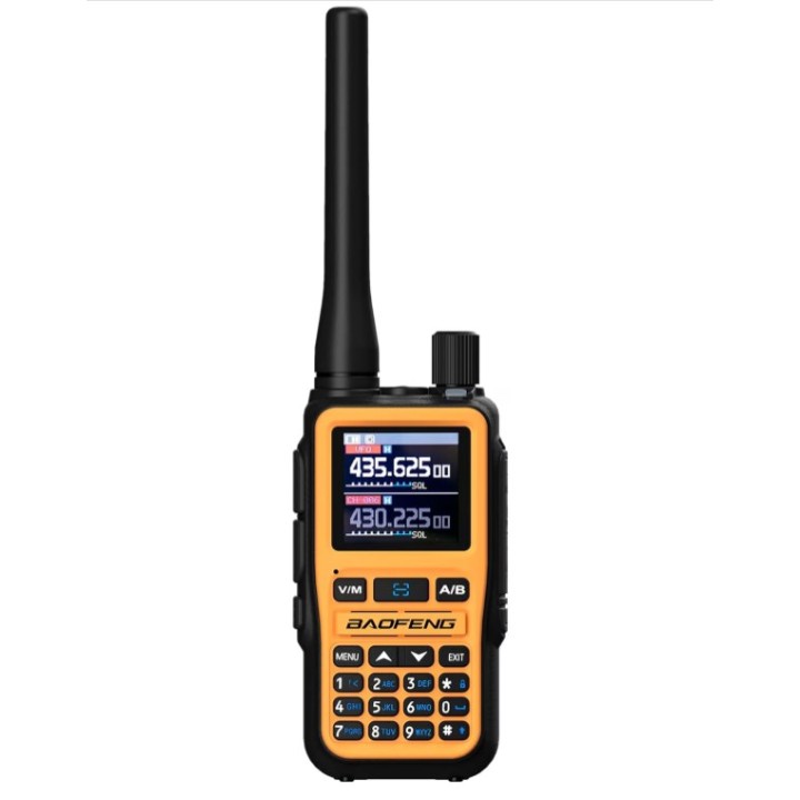 Baofeng UV-5R EU MINI USB-C Bluetooth VHF UHF Aviation Band Arancione Walkie-Talkie