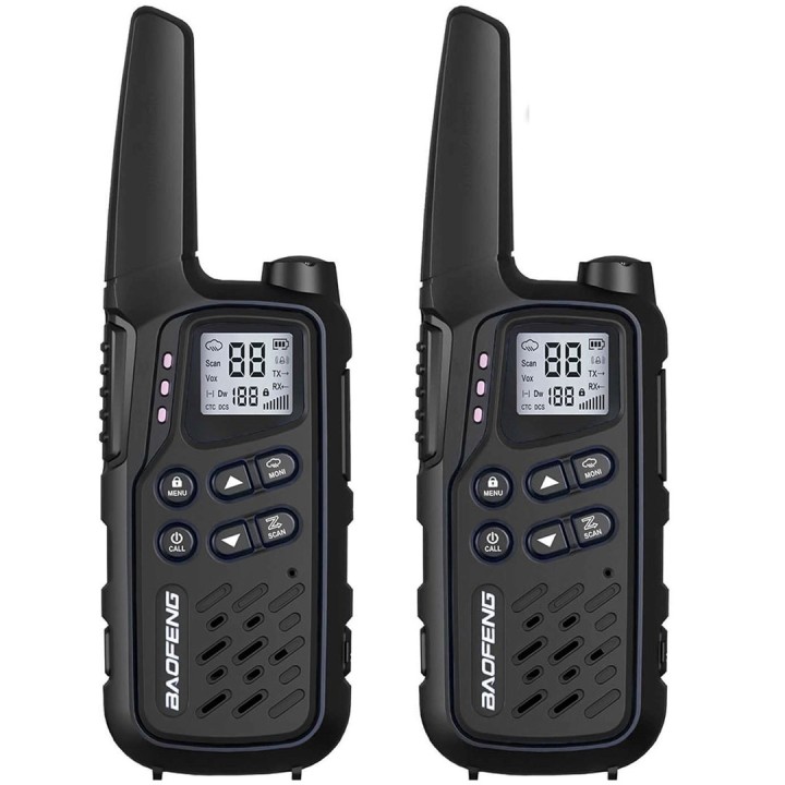 Walkie-Talkie Baofeng BF-T25E nero 2 pezzi