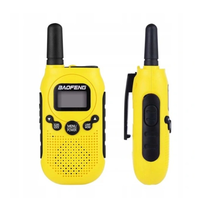 Ricetrasmettitore Baofeng BF-T6 Panda giallo 2 pz